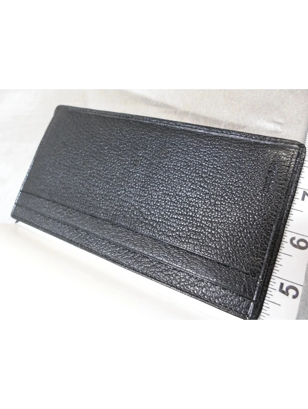 Polo Ralph Lauren Black Leather Bifold Long Wallet